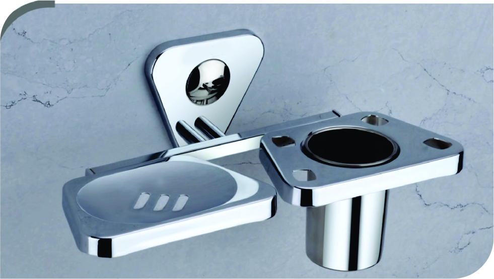 PR 409- Soap Dish with Tumbler Holder 1188