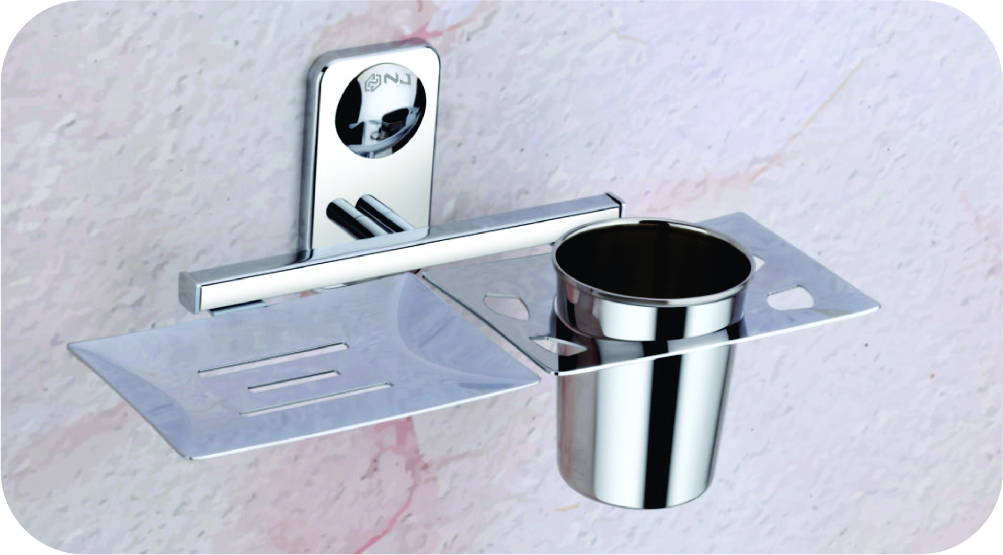 UN 609- Soap Dish with Tumbler Holder 828